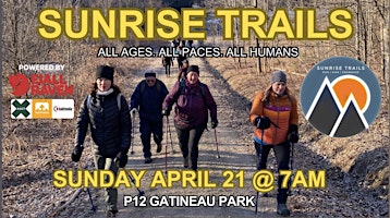 Imagen principal de Sunrise Trails : monthly Sunday 7am trail runs & hikes (April 2024 edition)