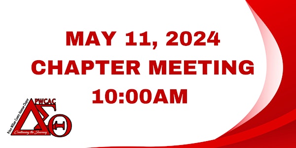 May Chapter Meeting