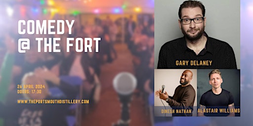 Imagem principal do evento Comedy @ The Fort (#23) - Gary Delaney Headlines!