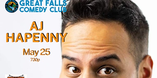AJ Hapenny @ Great Falls Comedy Club  primärbild