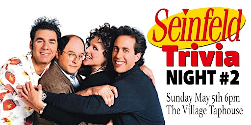 Imagem principal do evento Seinfield Trivia Night 2!