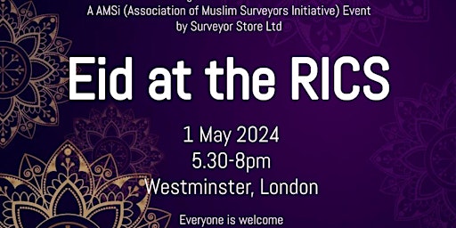 Imagem principal de Eid at the RICS