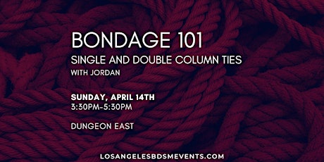Bondage 101: Single & Double Column Ties primary image