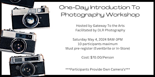 Imagen principal de Introduction to Photography Workshop With DLR Photography