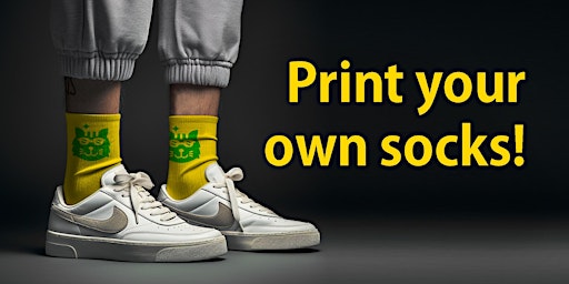 Print your own socks in May primary image