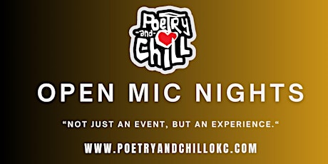 PoetryAndChill Open Mic Night