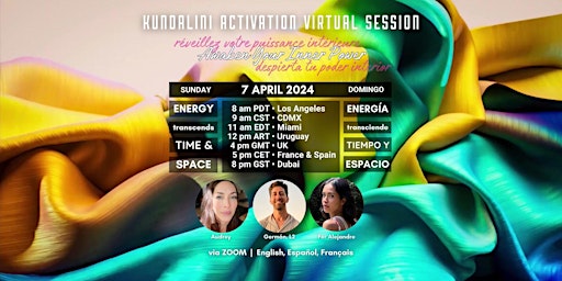Kundalini Activation Online • April 7 • EN/ES/FR primary image