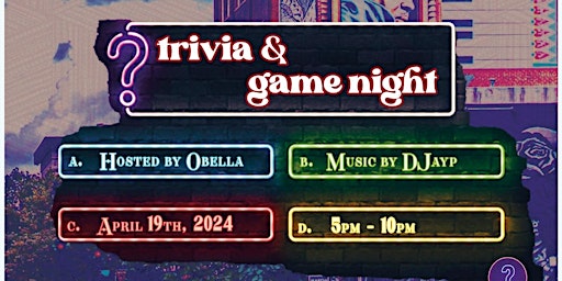 AFRO TRIVIA GAMES NIGHT! primary image