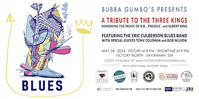 Immagine principale di A Tribute to the 3 Kings - Featuring the Eric Culberson Band and Friends 