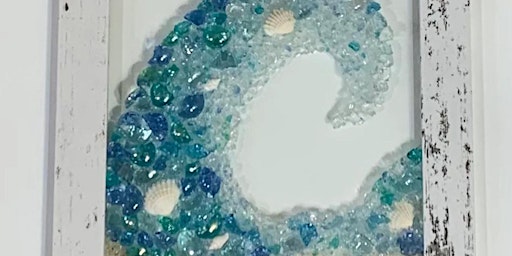 Beachy Resin Art in Glass Frame Workshop - Palm Harbor primary image