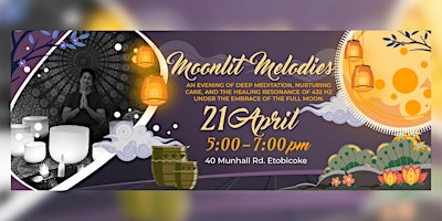 Imagem principal do evento Moonlit Melodies: Healing Sounds with Ajay Veda at Spellbound (Etobicoke)