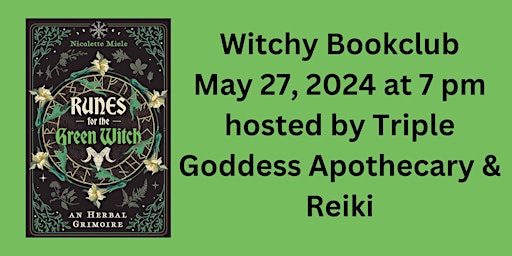 May Witchy Book Club: Runes for The Green Witch by Nicolette Miel  primärbild