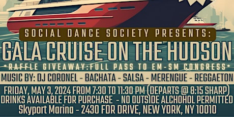 GALA CRUISE ON THE HUDSON 2024