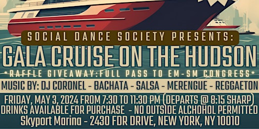 Primaire afbeelding van GALA CRUISE ON THE HUDSON 2024