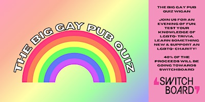 Immagine principale di The Big Gay Pub Quiz - WIGAN 