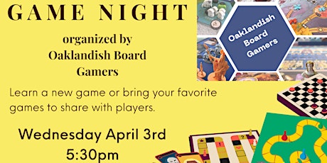 Game Night with Oaklandish Board Gamers