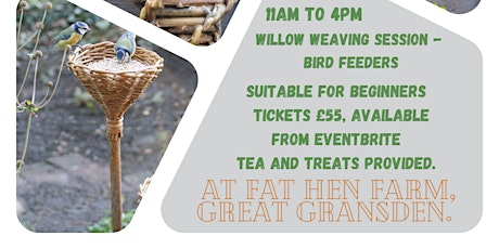 Willow weaving Beginners session - Bird feeders