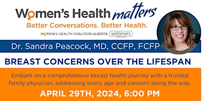 Breast Concerns Over the Lifespan - WHC Webinar primary image