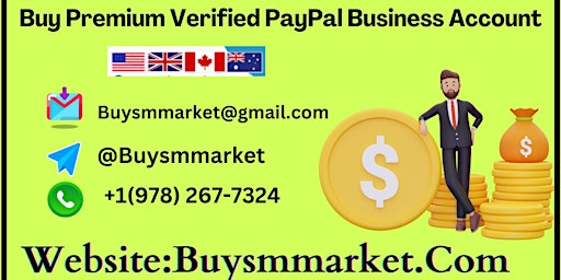 Immagine principale di Buy Premium Verified PayPal Business Accounts 