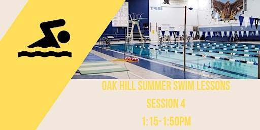Primaire afbeelding van Oak Hill Summer Swim Lessons: Session 4