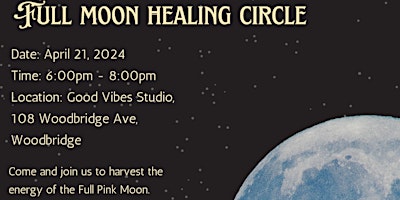 Full Moon Ceremony - Pink Moon primary image