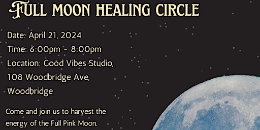 Imagem principal do evento Full Moon Ceremony - Pink Moon