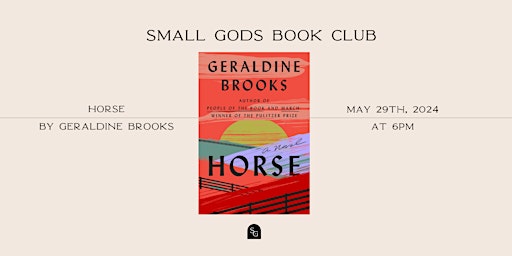 Immagine principale di Small Gods Book Club May Discussion - Horse 