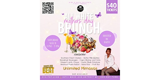 Primaire afbeelding van Dine & Dash All White Mother's Day Brunch