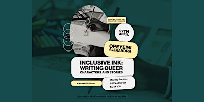 Inclusive ink: A Workshop on ‘Writing Queer characters and stories’ primary image