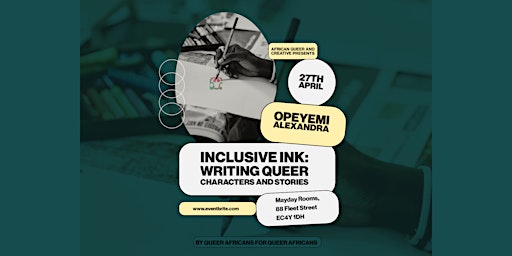 Primaire afbeelding van Inclusive ink: A Workshop on ‘Writing Queer characters and stories’