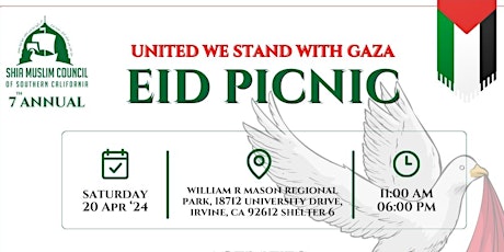 7th Annual Eid Picnic for Vendor Booth