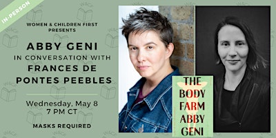 Hauptbild für In-Person: THE BODY FARM by Abby Geni