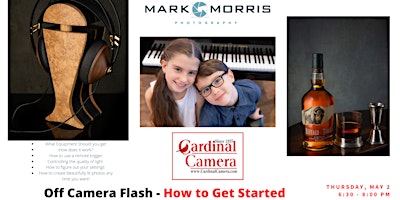 Imagem principal do evento Off-Camera Flash - How to Get Started with Lighting