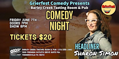 Primaire afbeelding van Barley Creek Tasting Room Comedy Show!