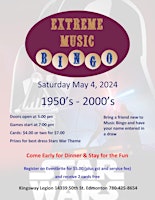 Extreme Musical bingo 04 May 24  primärbild