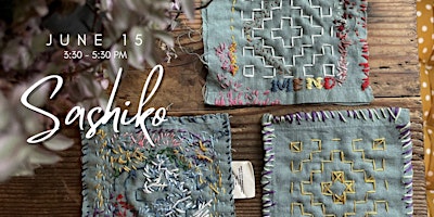 Sashiko Japanese Embroidery Workshop primary image
