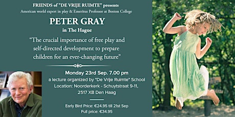 Primaire afbeelding van Peter Gray,  "The crucial importance of Free Play in Children"