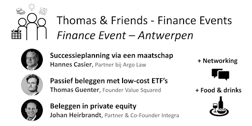 Imagem principal do evento Finance Event: Successieplanning, Passief Beleggen & Private Equity