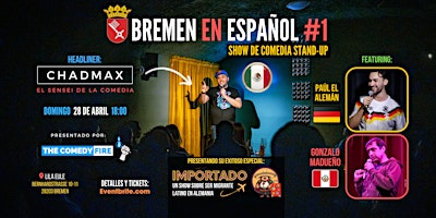 Primaire afbeelding van Bremen en Español #1 - Un show de comedia stand-up en tu idioma