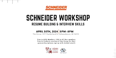 Primaire afbeelding van Schneider's Workshop - Resume Building & Interview Skills