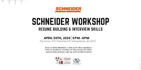 Schneider's Workshop - Resume Building & Interview Skills