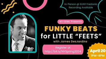 Primaire afbeelding van Funky Beats for Little "Feets" with James DesJardins