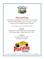 Hauptbild für Pinewood Derby Race
