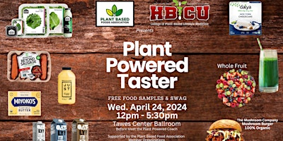 Primaire afbeelding van HBCU Plant Powered Food Taster & Scholarship Summit