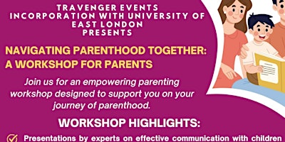 Imagem principal do evento NAVIGATING PARENTHOOD TOGETHER: A WORKSHOP FOR PARENTS