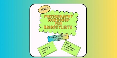 Photography workshop for hairstylists