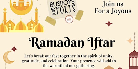 Community Iftar @ Busboys and Poets primary image