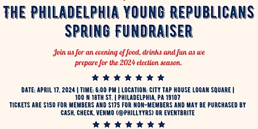 Immagine principale di Philadelphia Young Republicans' Spring Fundraiser 