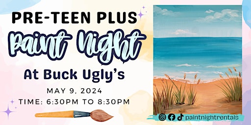 Imagem principal de Conrad's Beach Paint Night at Buck Ugly's