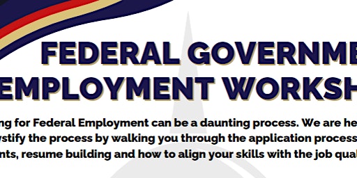 MCCS CAMP KINSER- Federal Government Employment Workshop